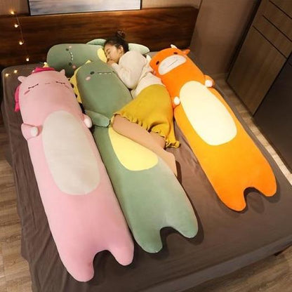 Kawaii Long Animal Body Pillow Plushie Collection