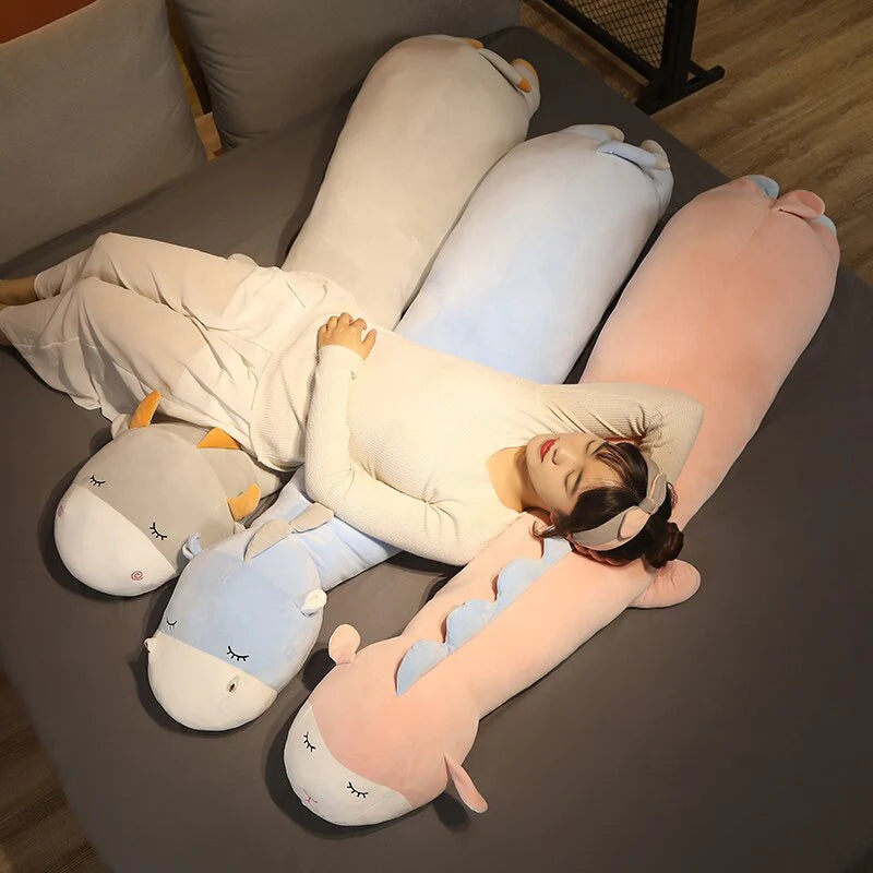 Long Cuddly Kawaii Hippo Cow Sheep Plushies