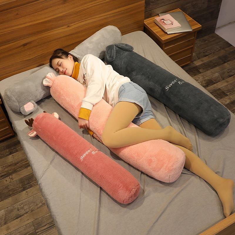 Long Fluffy Kawaii Animal Body Pillow Plushies