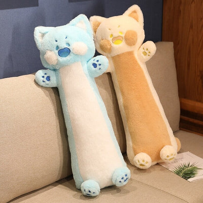 Long Snuggly Kawaii Fluffy Fox Plushies