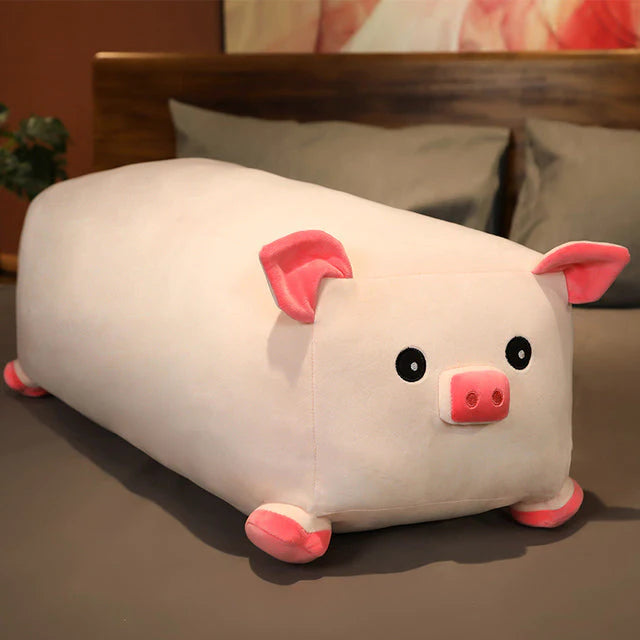 Long Soft Kawaii Rectangle Pig Minecraft-like Stuffed Plushies