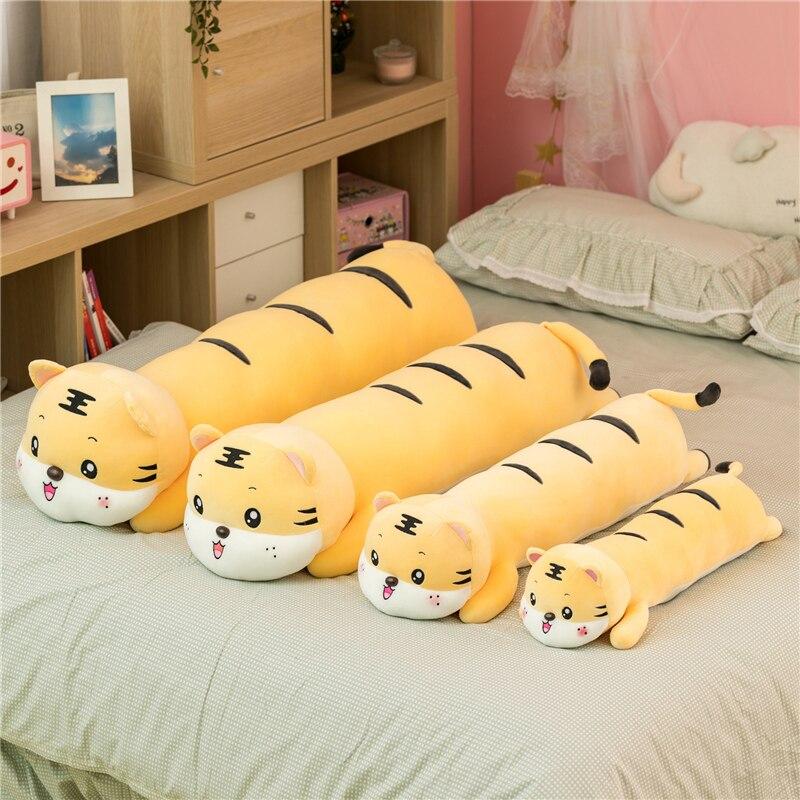 Long Tiger Kawaii Snuggle Buddies Plushies