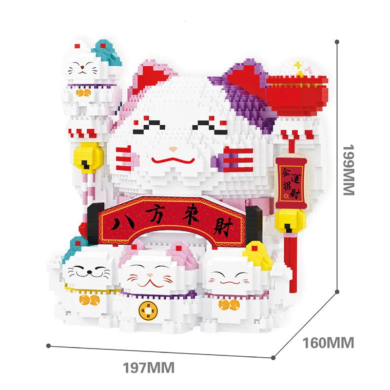 Lucky Fortune Nano Cat Building Set