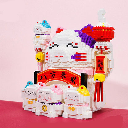 Lucky Fortune Nano Cat Building Set