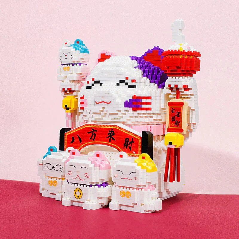 Lucky Fortune Nano Cat Building Set