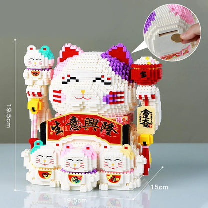 Lucky Fortune Nano Cat Building Set