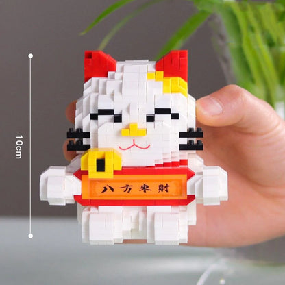 Lucky Fortune Nano Cat Building Set