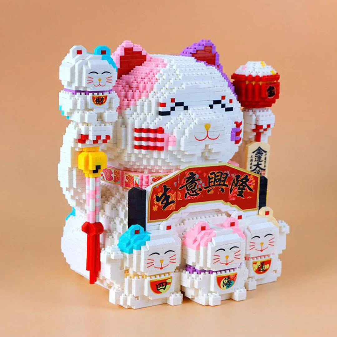 Lucky Fortune Nano Cat Building Set