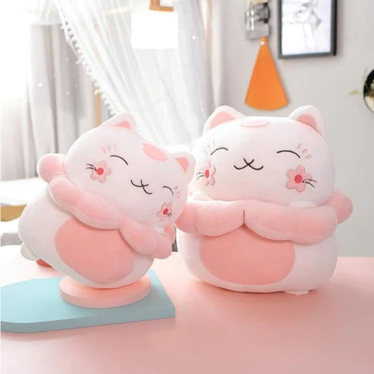 Kawaii Lucky Sakura Kitty Plushies
