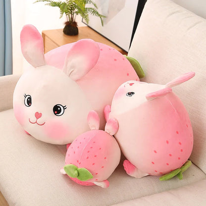 Lucky Strawberry Bunny Kawaii Plushies