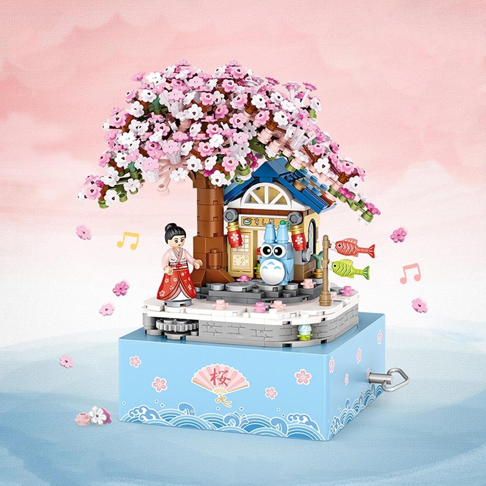 Micro Japanese Sakura Cherry Tree Music Box