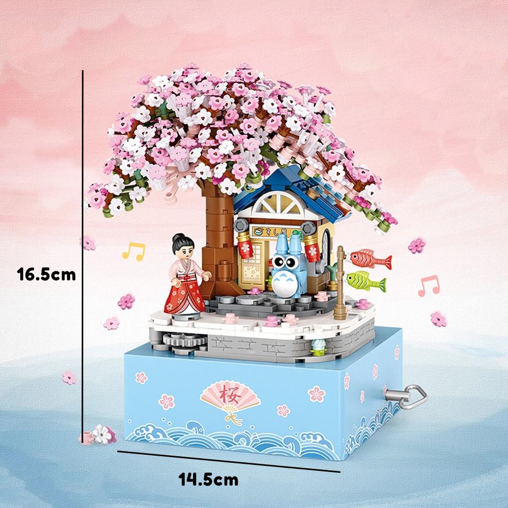Micro Japanese Sakura Cherry Tree Music Box