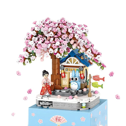 Micro Japanese Sakura Cherry Tree Music Box