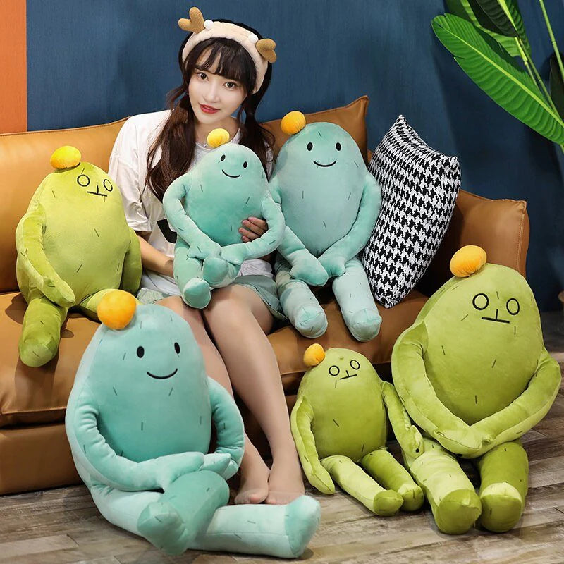 Kawaii Moody Cactus Plushies