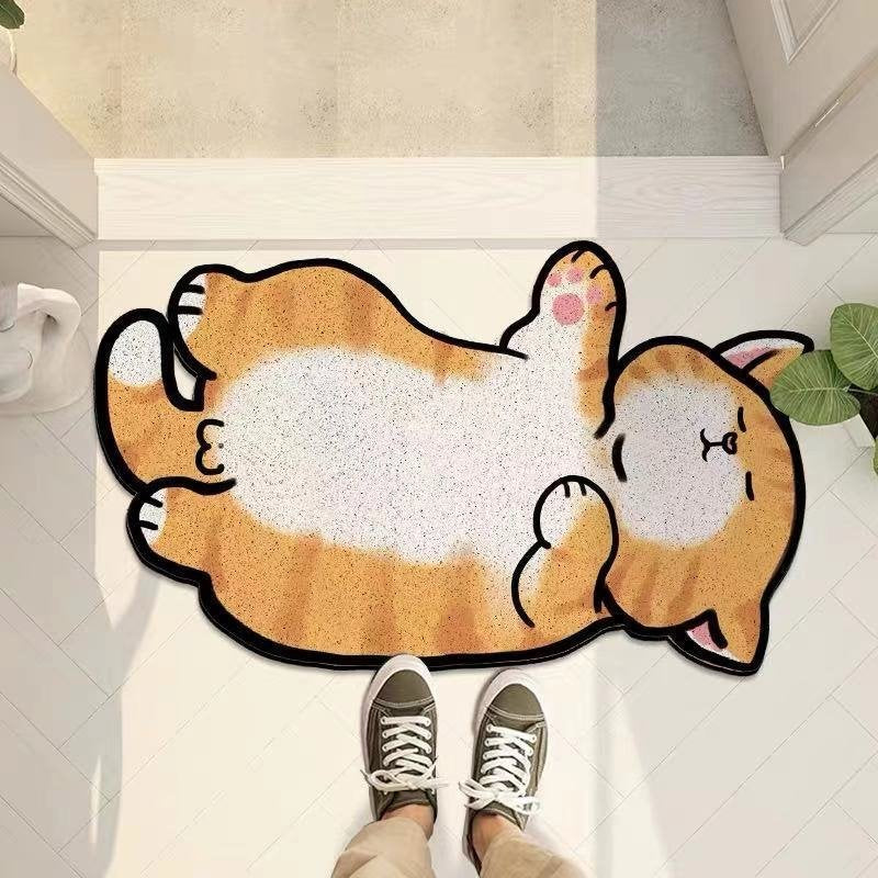 Whisker Wonderland: Adorable Cat Shaped Soft Bathroom Mat