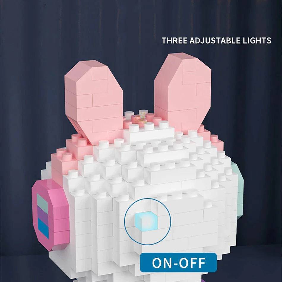 Nano Cute Glowing Bunny Astronaut