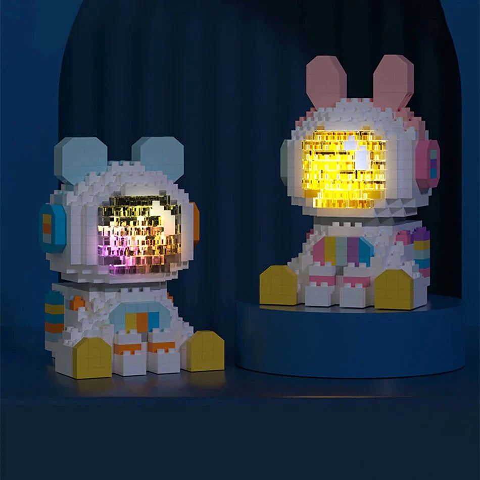 Nano Cute Glowing Bunny Astronaut