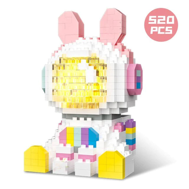 Nano Cute Glowing Bunny Astronaut