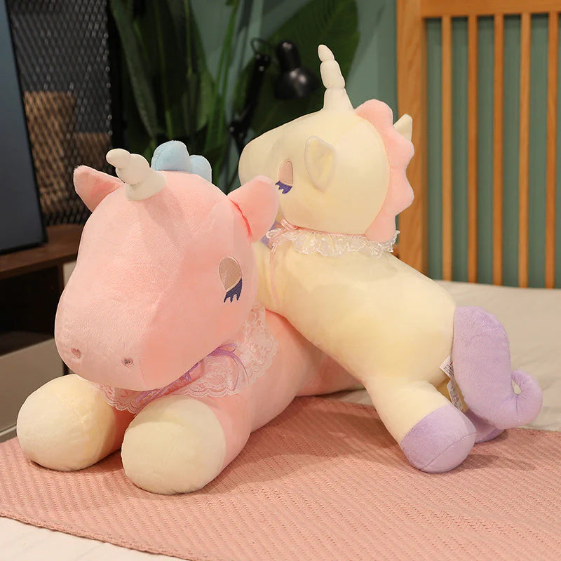 Pastel Sleeping Kawaii Baby Unicorn Plushies