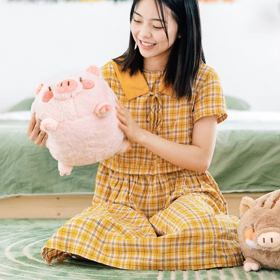 Kawaii Penny Pig and Benny Boar Plushies