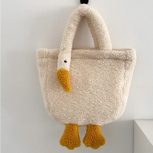 Plush Goose Mini Tote Bag | NEW