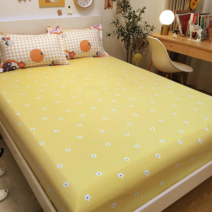 Rabbit and Teddy Bear Print Bedding Set