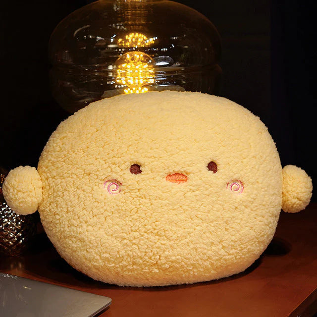 Round Fluffy Kawaii Animal Pillow Plushies Collection