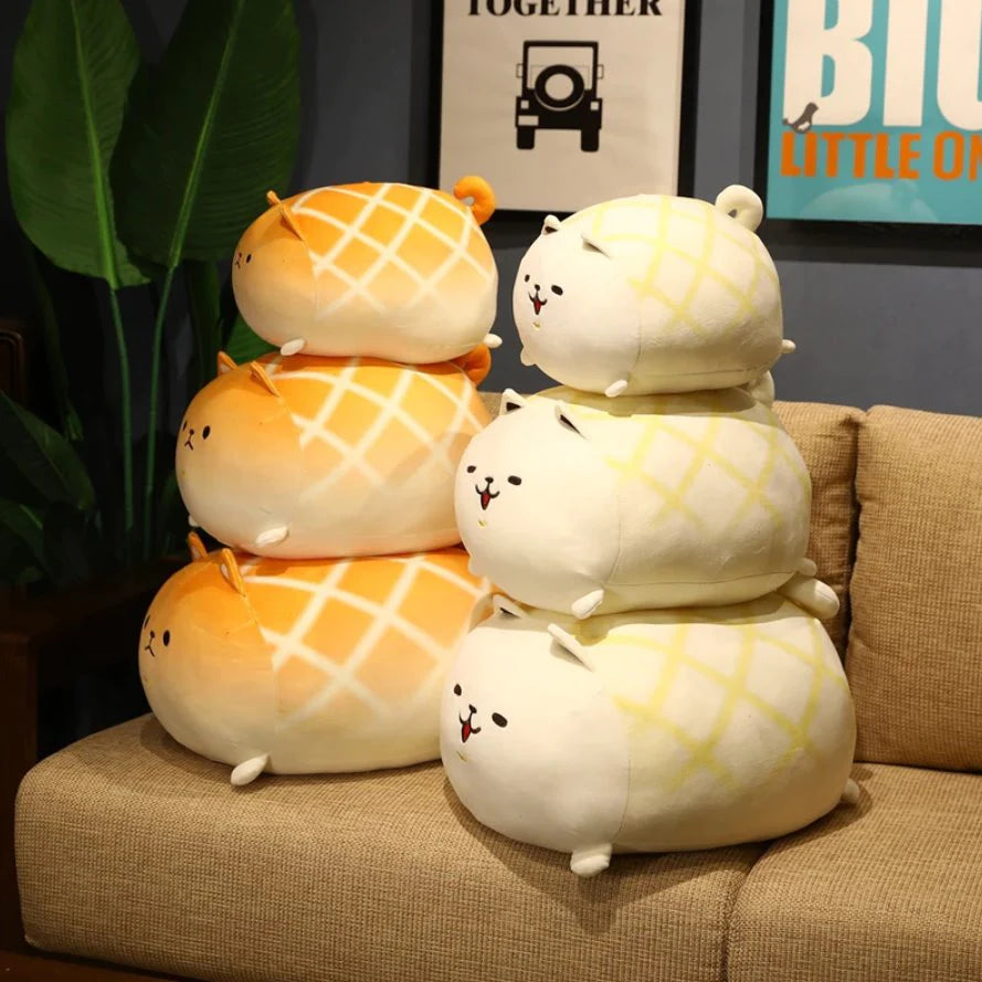 Kawaii Shiba Inu Pineapple Bun Plushies