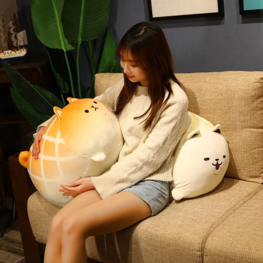 Kawaii Shiba Inu Pineapple Bun Plushies