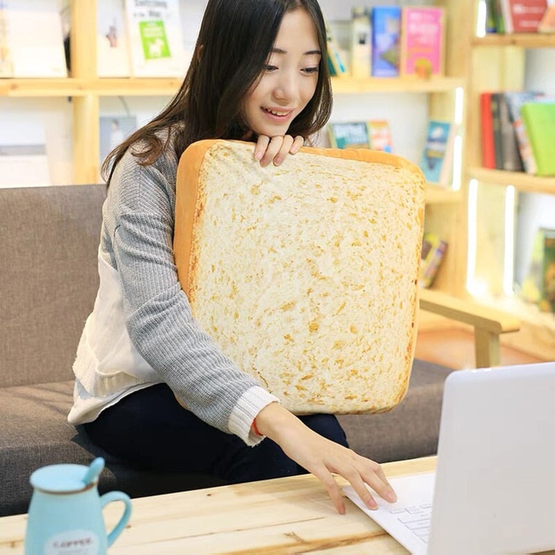 Slice of White Bread Pet Cat Dog Bed