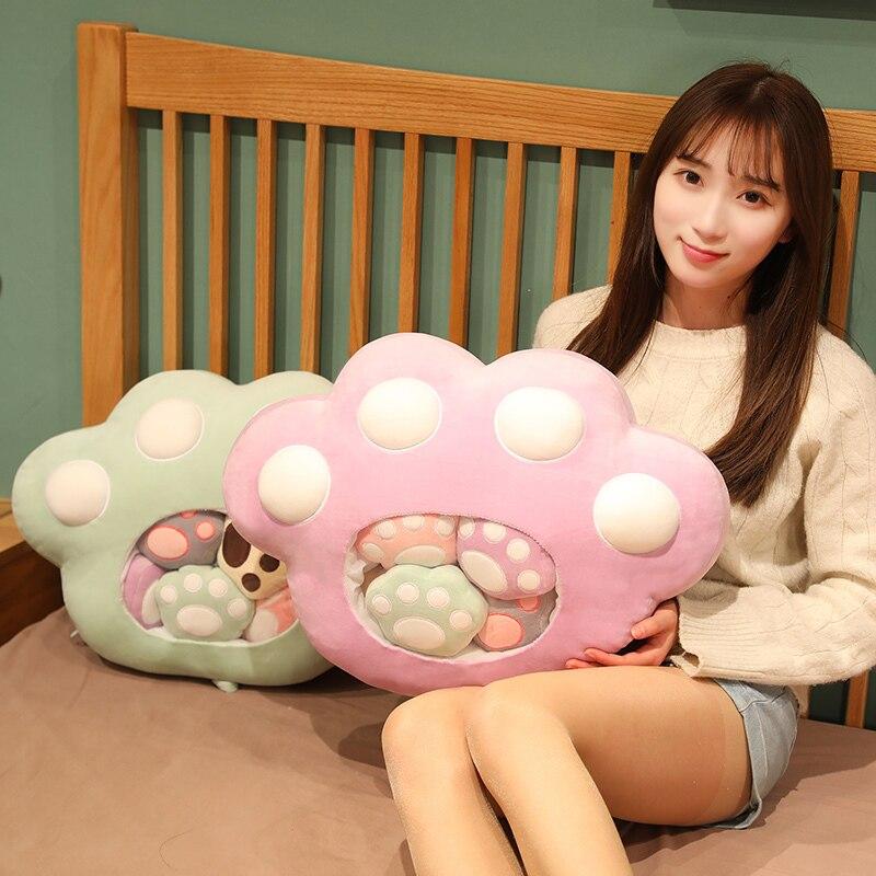 Kawaii Soft Paw Candy Plushies Bag