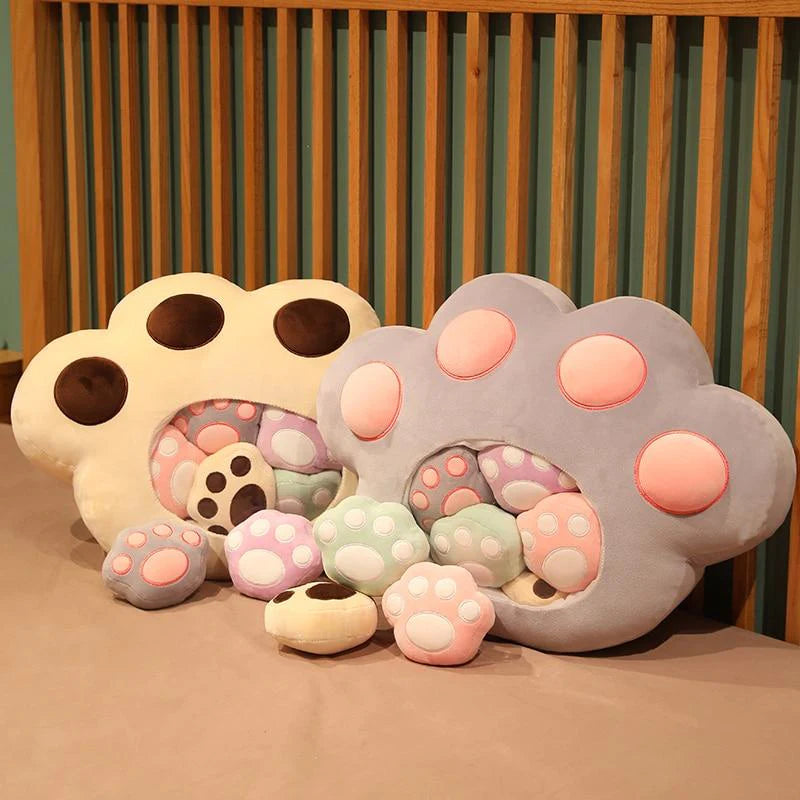 Kawaii Soft Paw Candy Plushies Bag