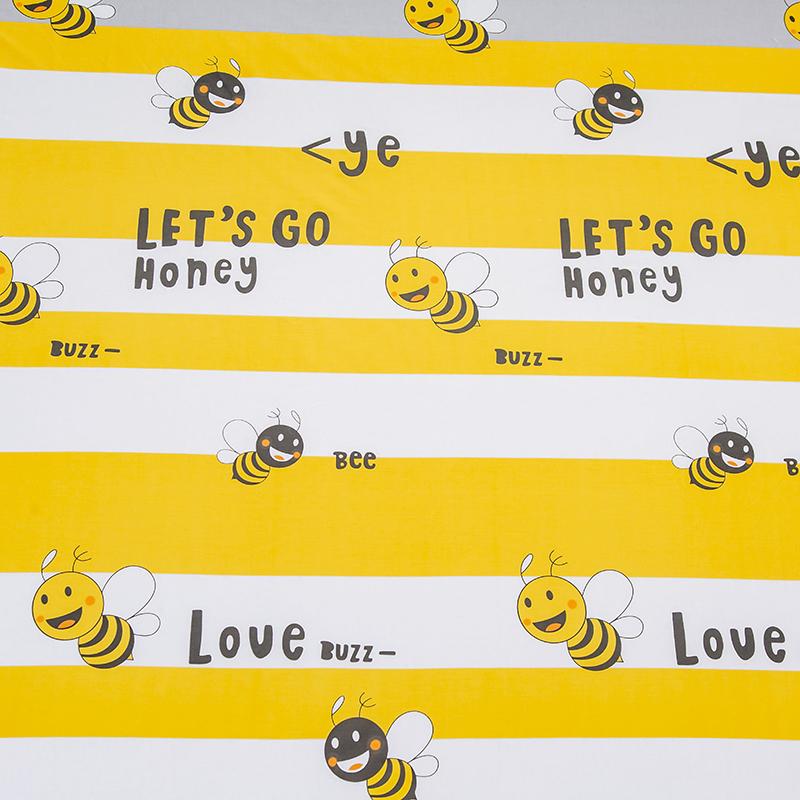 Sweet Honey Bees Fitted Bedsheet