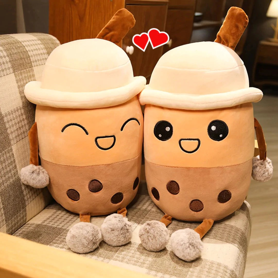 Kawaii Romantic Couple Bubble Tea Plushies