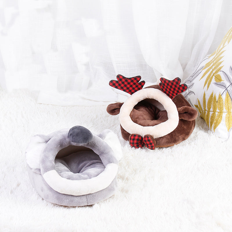 Warm Hamster Guinea Pig Bunny Mini Reindeer Koala Beds Hideout Caves