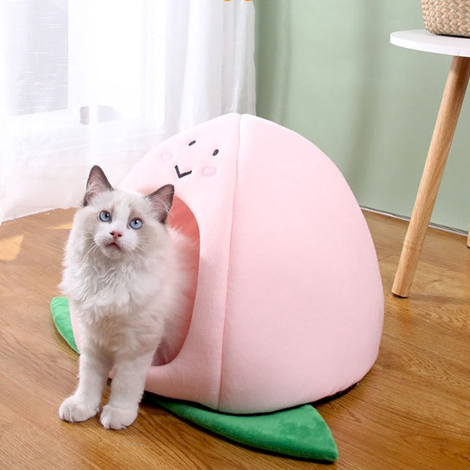 Kawaii Cat Dog Pet Bed Cave Hideout