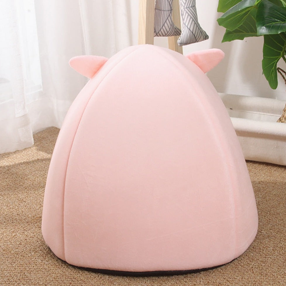 Kawaii Cat Dog Pet Bed Cave Hideout