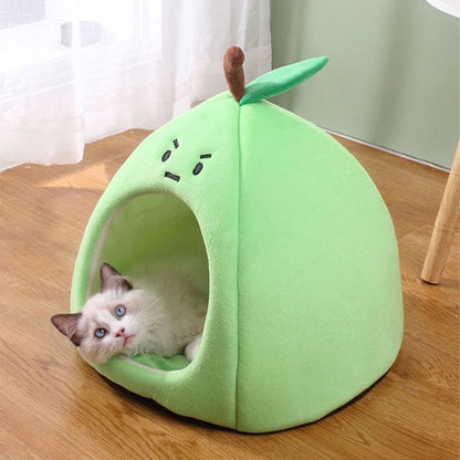 Kawaii Cat Dog Pet Bed Cave Hideout