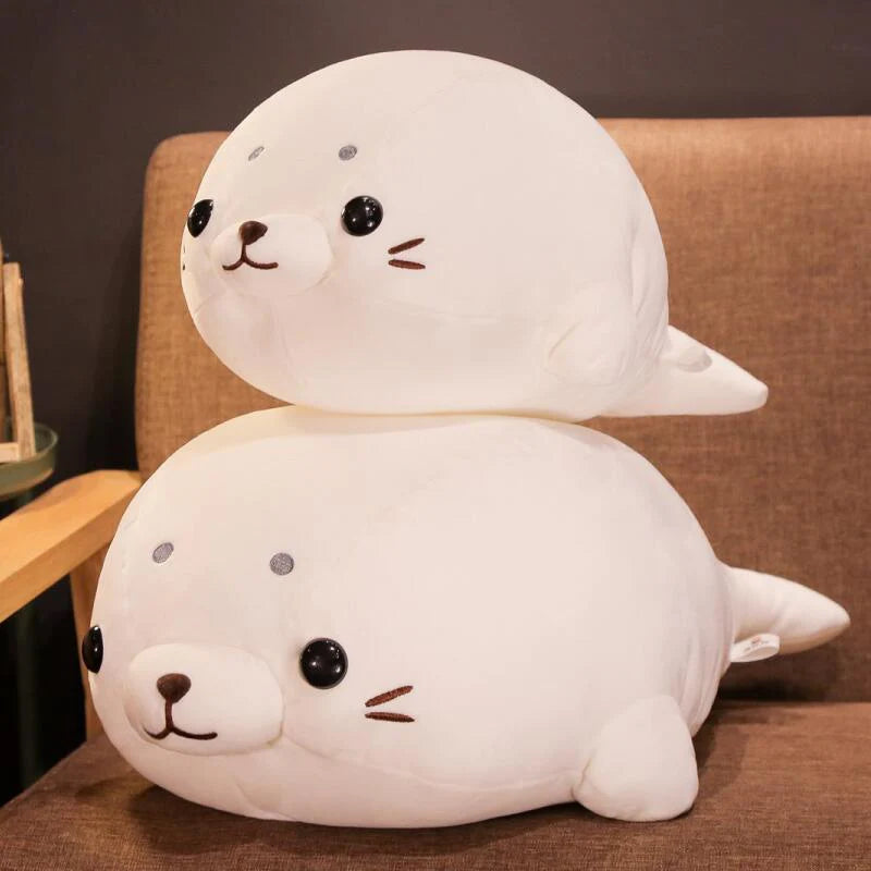 Kawaii White Seal Plushies