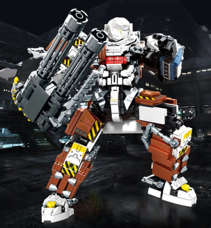 White Shark Robot Amour Building Blocks