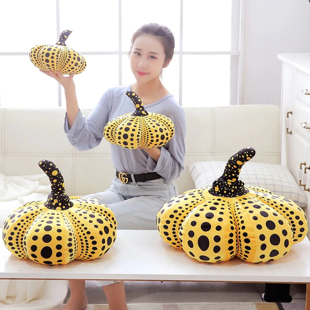 Kawaii Yayoi Kusama Halloween Pumpkin Plushies