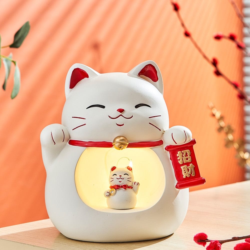 Lucky Cat Maneki Neko Light