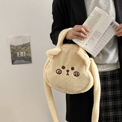 Milk Tea Bear Kawaii Crossbody Handbag