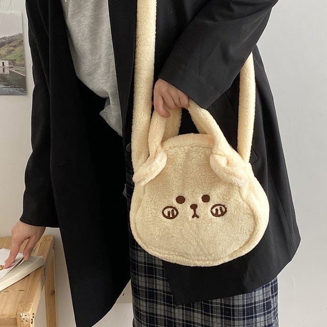 Milk Tea Bear Kawaii Crossbody Handbag