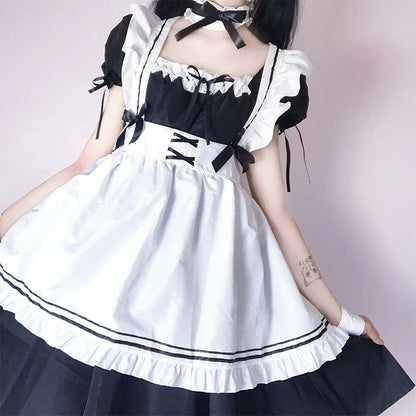 Ruffle and Bow: Lolita Cosplay Maid Costume Delight