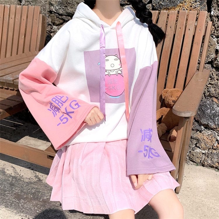 Anime Hoodie Nekoha Shizuku Print Casual Hooded Sweatshirt Adult Size | eBay