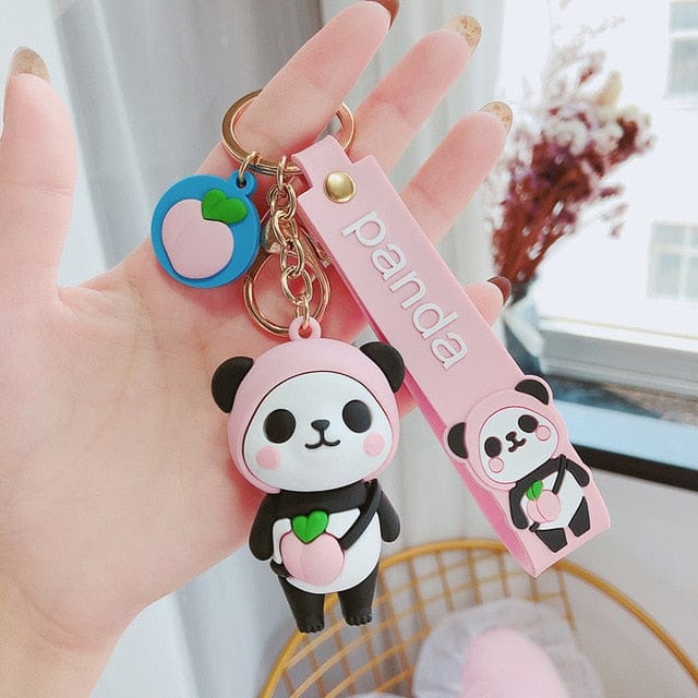 Portachiavi Panda Love Kawaii
