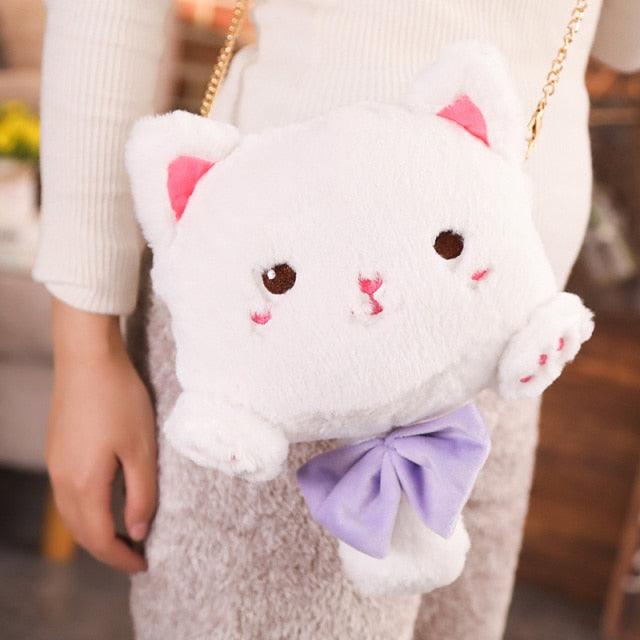 Kawaii Cat Plushie Backpack - Kawaii Bag - Kawaii Backpack - Kawaii Mini Backpack
