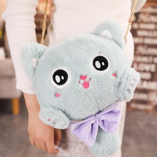 Kawaii Cat Plushie Backpack - Kawaii Bag - Kawaii Backpack - Kawaii Mini Backpack