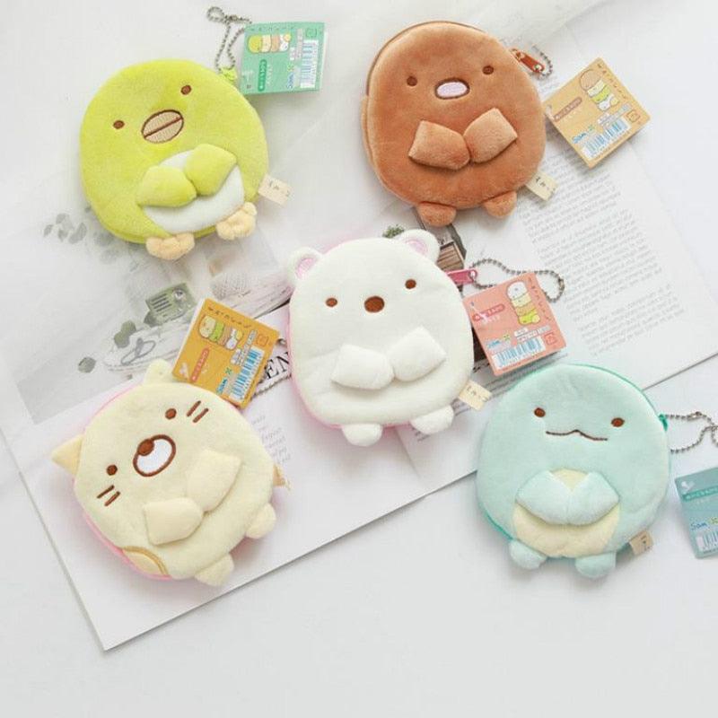 Sumikko Gurashi Plush Purse Wallet Dolls & Hang Pendant